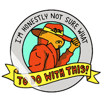 shawnbowers shocked confused surprise garfield Sticker