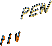 Pew Pew Blink Sticker by Kochstrasse™