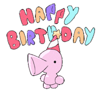 Celebrating Happy Birthday Sticker by bryson mcbee