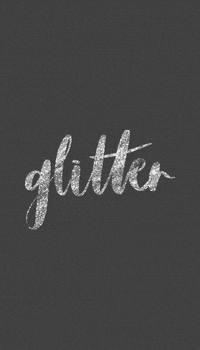 BtoZLettering glitter shiny silver GIF