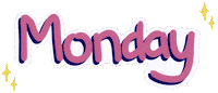 Day Monday Sticker