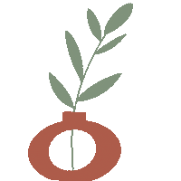 Flower Plant Sticker by Sheila Streetman