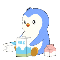 Hungry Penguin Sticker by Pudgy Penguins
