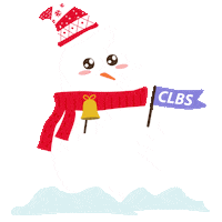 Christmas Snow Man Sticker by CLBS Ltd.