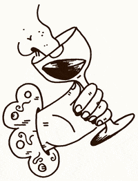 Stained Glass Wine GIF by varyer