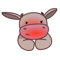 Sad Farm Animal Sticker by Afternoon films