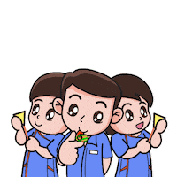 Nurse Celebrating Sticker by FJORD CREATIVE