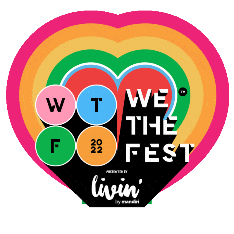 Wtf22 Sticker by We The Fest