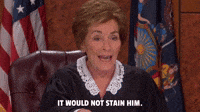 It Would Not Stain Him