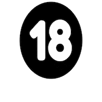 Number Blanco Sticker