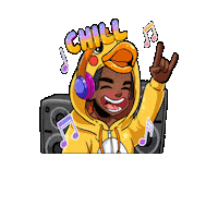 Dj Chilling Sticker by GAM3S.GG