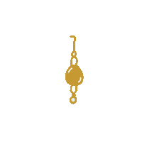 Fashion Gold Sticker by ISA NOY
