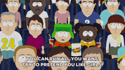 kyle broflovski love GIF by South Park 