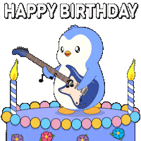 Happy Birthday Sticker by Pudgy Penguins