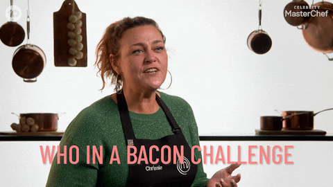 Celebrity Masterchef Bacon GIF by MasterChefAU