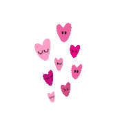 danniepriianti love happy heart pink Sticker