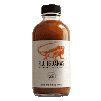 RJ_Iguanas spicy hot sauce iguana habanero Sticker