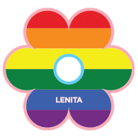 Pride Flower Truck Sticker by Lenita Flower Truck By Grita