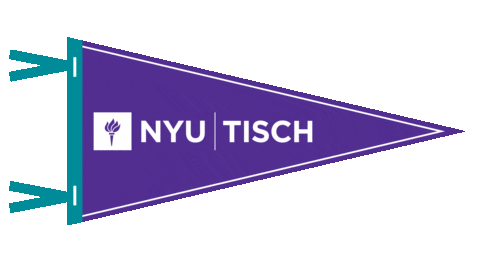 College Arts Sticker by New York University