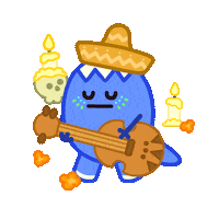 Happy Day Of The Dead Sticker by DINOSALLY