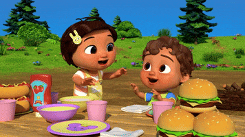 Dance Camping GIF by Moonbug