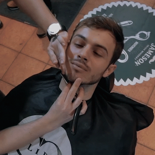 zozokempf giphyupload barber Movember shaving GIF