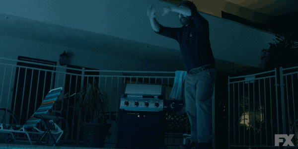 zach galifianakis swimming GIF by BasketsFX