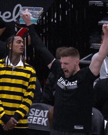 Excited Hands Up GIF by Utah Jazz