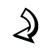 Arrow Ppm Sticker by Paul Gough
