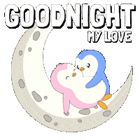 I Love You Kiss Sticker by Pudgy Penguins