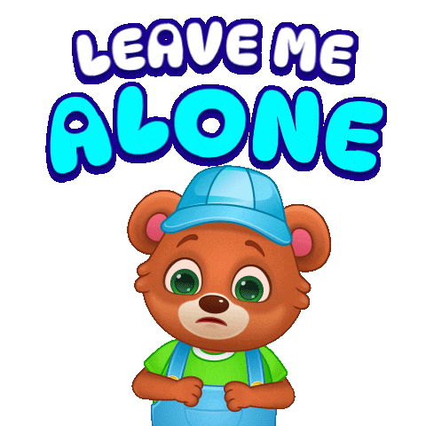 Angry Go Away Sticker by Lucas and Friends by RV AppStudios