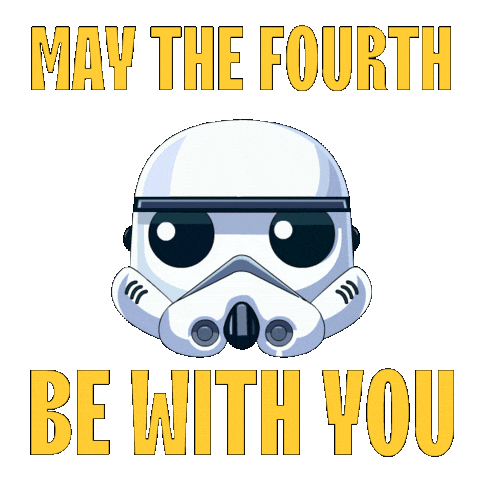 May The Fourth Be With You Star Wars Day Sticker by Pudgy Penguins