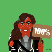 Holding Sign Wow GIF by World Of Women