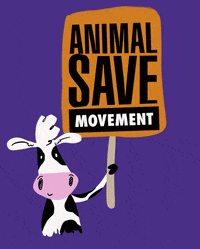 Go Vegan Plant Based GIF by _AnimalSaveMovement_