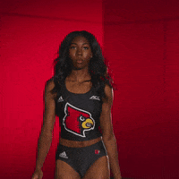 Track And Field Go Cards GIF by Louisville Cardinals