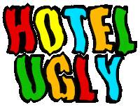 HotelUgly music band tour hotelugly Sticker