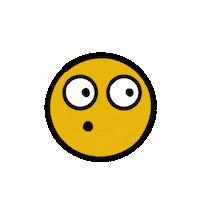 Wide Eyed Smile Sticker