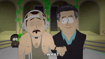 token black kyle GIF by South Park 