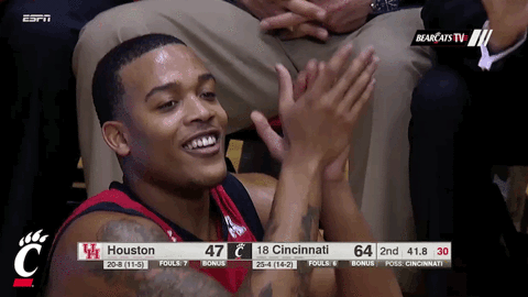 applaud cincinnati bearcats GIF by University of Cincinnati Athletics