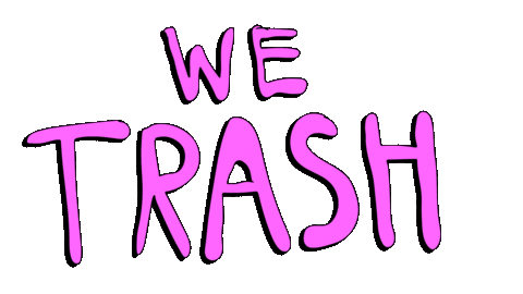 Trash Dumpster Sticker by deladeso