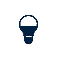 Azul Lampada Sticker by Marketing Renna