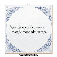 Respect Nl Sticker by Tegelspreuken.nl