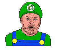 Palsofdudesy podcast luigi pod overalls Sticker