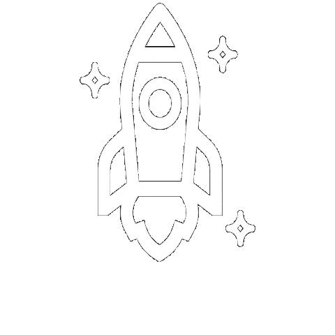 BluhausTalent giphygifmaker space rocket galaxy Sticker
