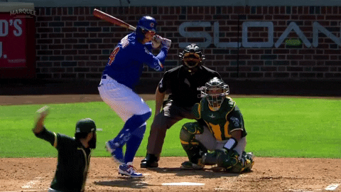 Home Run Homer GIF by Marquee Sports Network