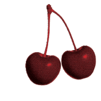 Fruit Cherry Sticker by alaina colleen