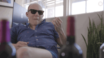 chris ryan air guitar GIF by The Ringer