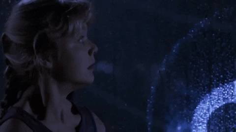 Pgr14art giphygifmaker jurassic park trex GIF