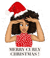 Merrychristmas Sticker by Hause of Curls