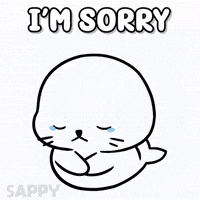 Forgive Me Crying GIF by Sappy Seals